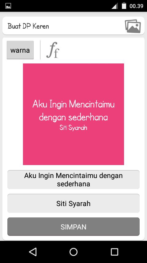 Buat DP Keren