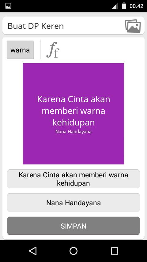 Buat DP Keren