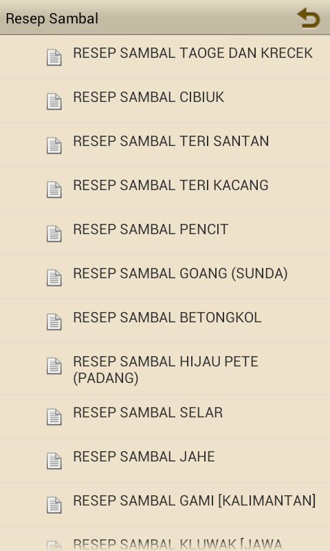 resep sambal terpopuler