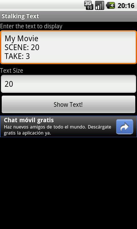 Stalking Text