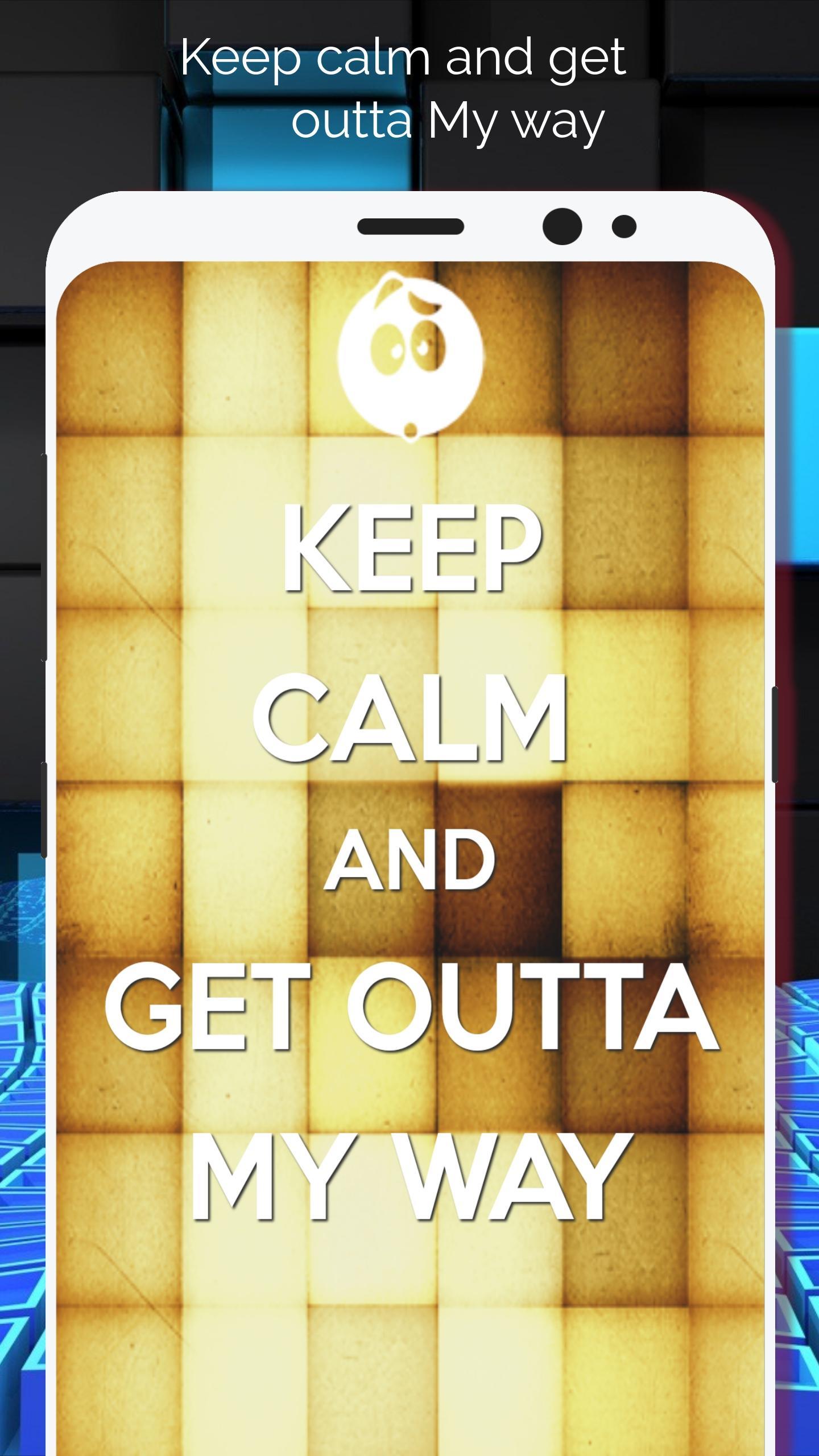 Keep Calm Wallpaper Creator