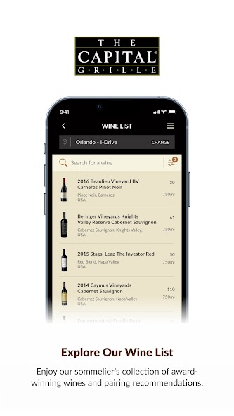 The Capital Grille Concierge