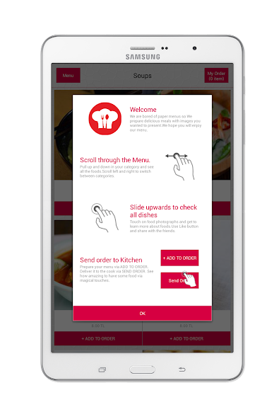 Menulux Tablet Menu