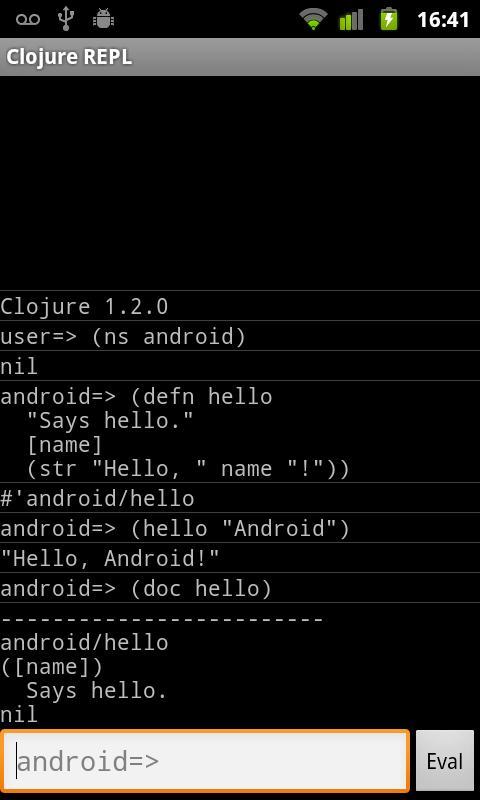 Clojure REPL