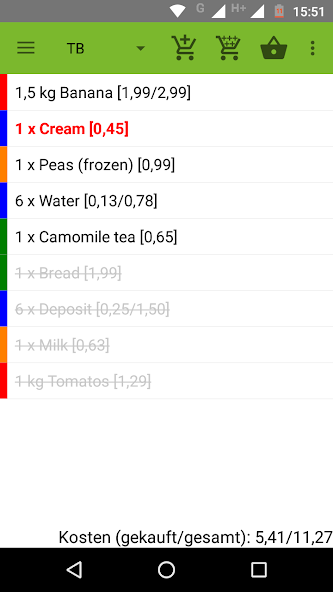 SimpleShoppingList