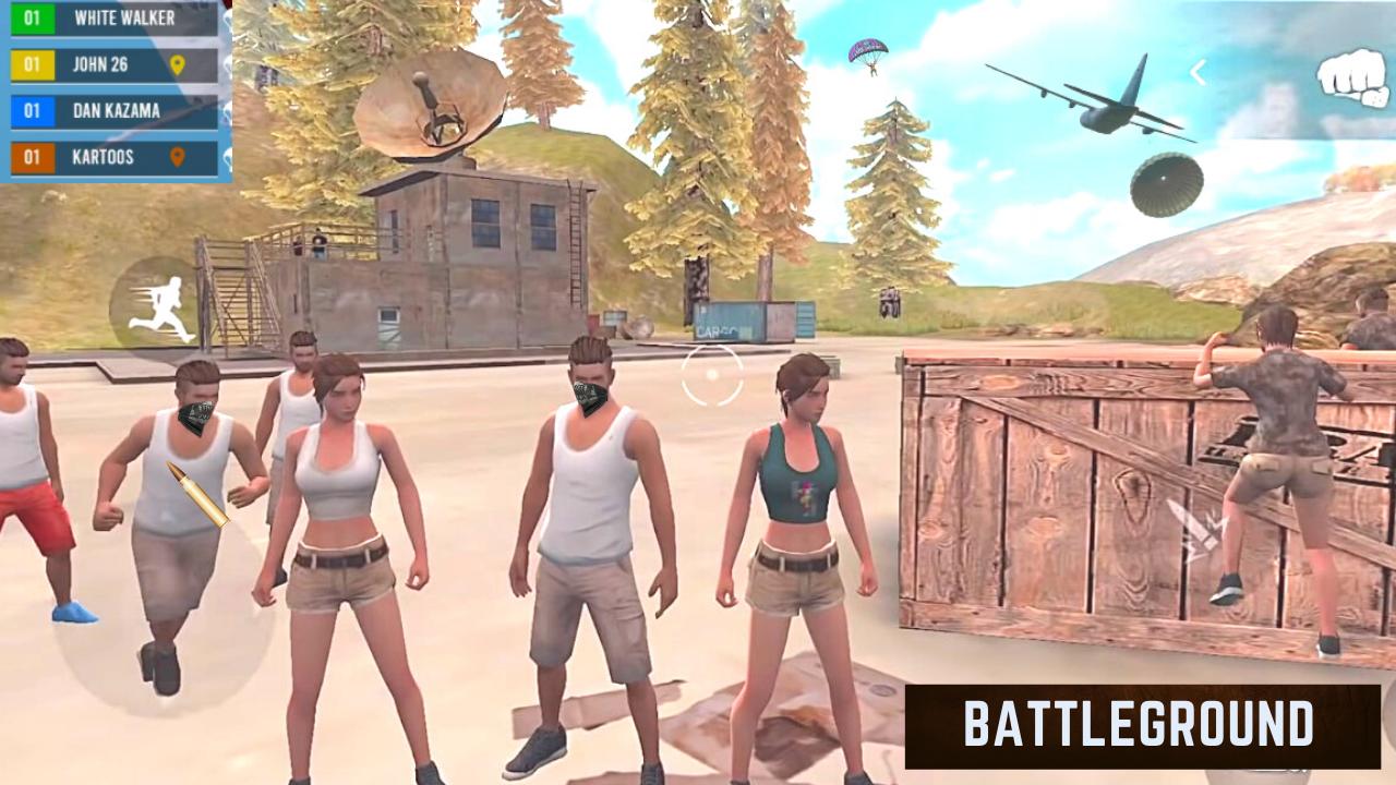 Squad Sniper Free Fire 3D Battlegrounds War 2021