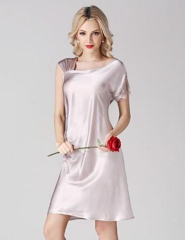 silk nightgown