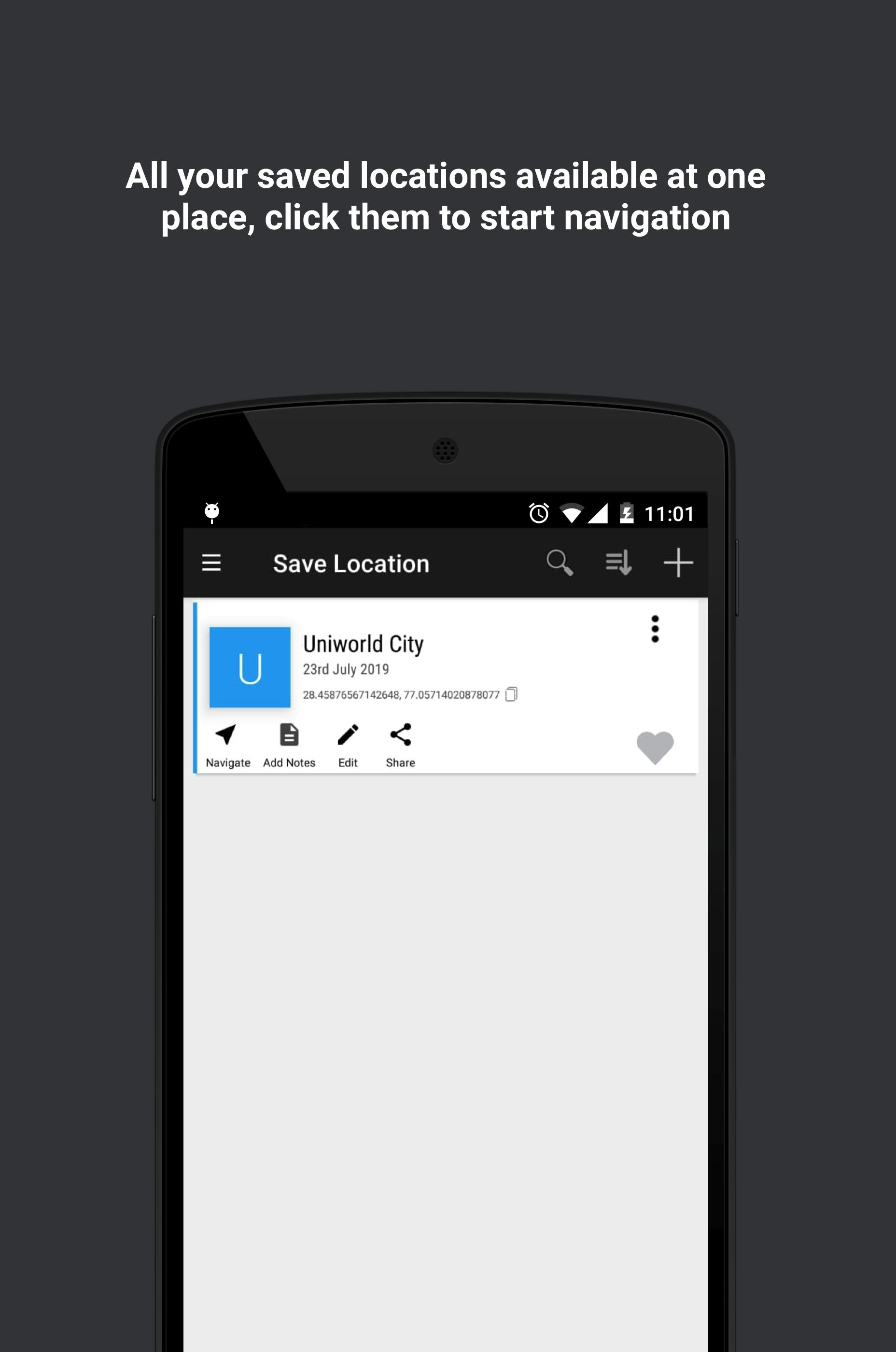 Save Location