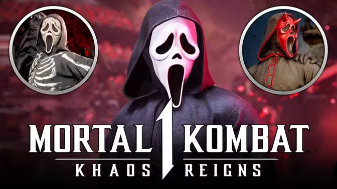 "Mortal Kombat 1" Movie "Ghost Face" wird am 19. November gestartet. Das zweite zusätzliche Charakterpaket wird in 6 Zeichen enthalten sein.