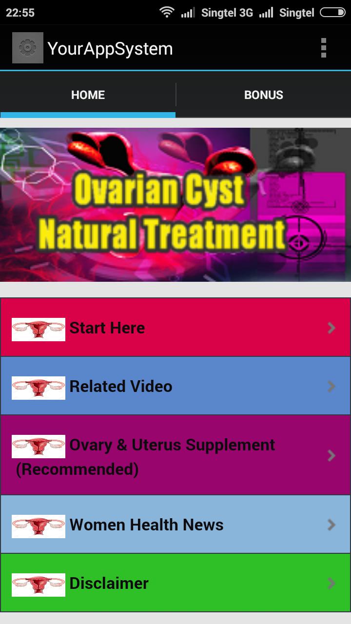 natural ovarian cyst treatment