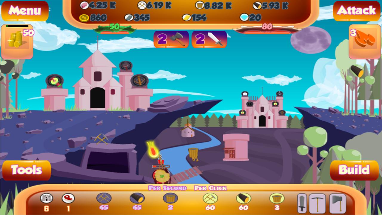 Tap 'n' Build 2 - Free Clicker Defense Game