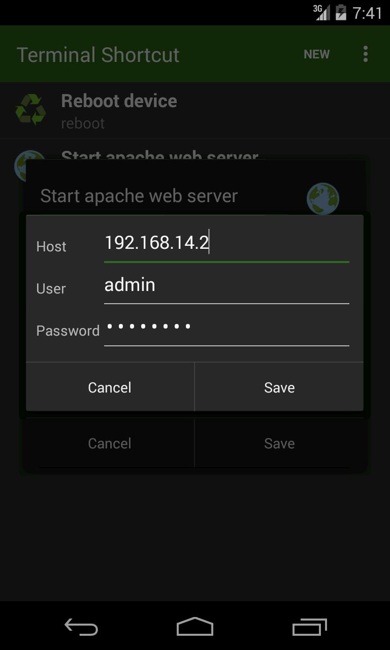 Terminal Shortcut