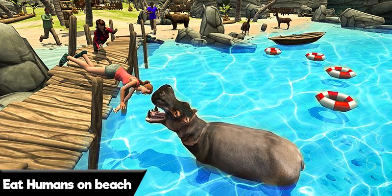 Hungry Hippo City Attack Revenge 3D