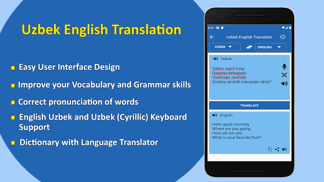 Englishcha O'zbekcha Tarjimon