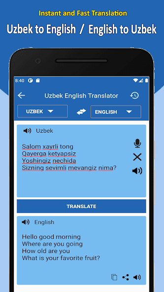 Englishcha O'zbekcha Tarjimon