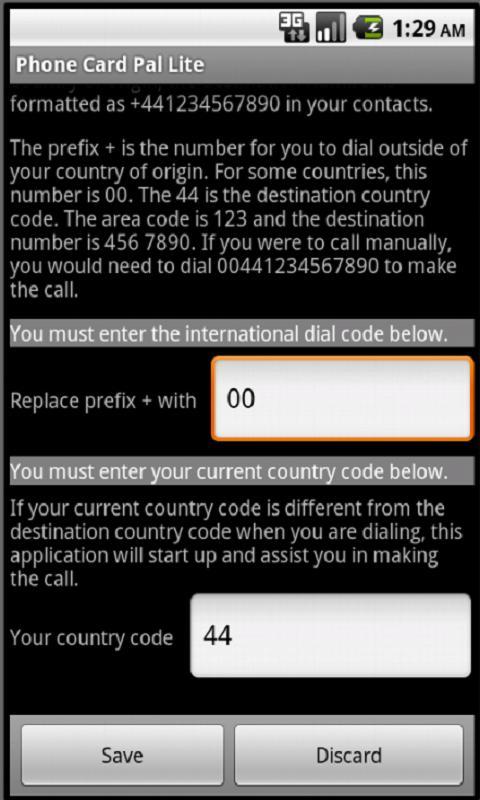 Phone Card Pal Lite
