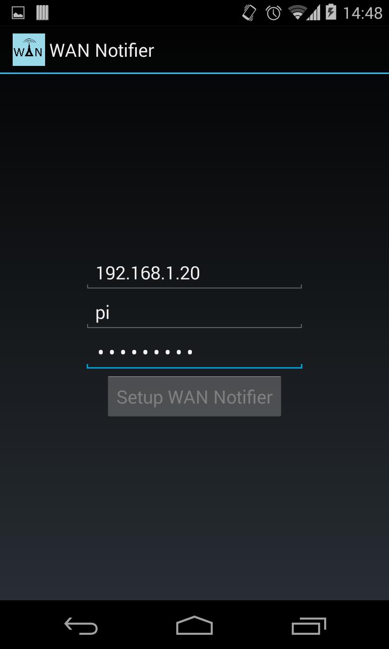 WAN Notifier