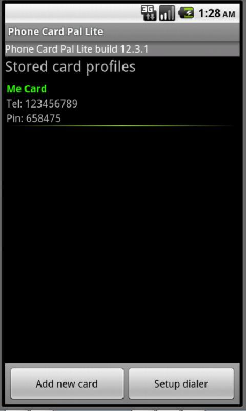 Phone Card Pal Lite