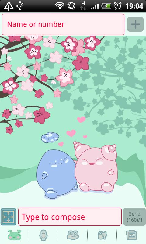 GO SMS Pro Japan Garden Theme