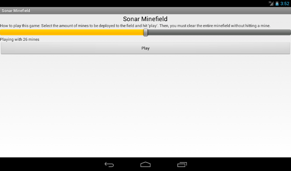 Sonar Minefield