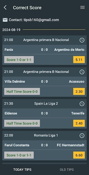 Correct Score: HTFT