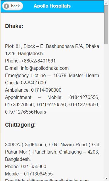 BD Hospital Information