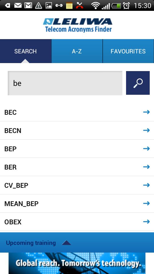 Telecom Acronyms Finder Leliwa