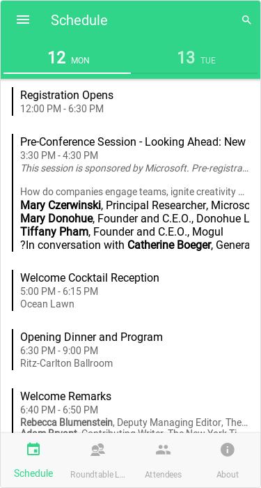 NYTLive Conferences