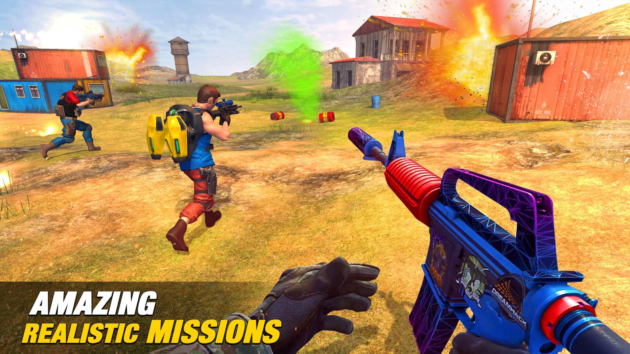 Jetpack Flying Shooting: Free FPS Game