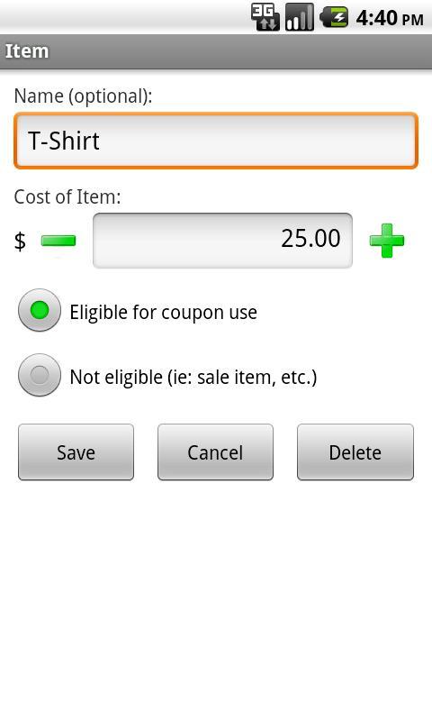 Mega Coupon Calculator