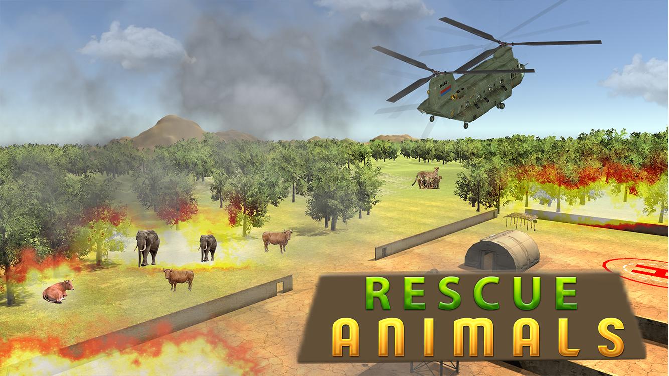 Jungle Fire Helicopter Rescue