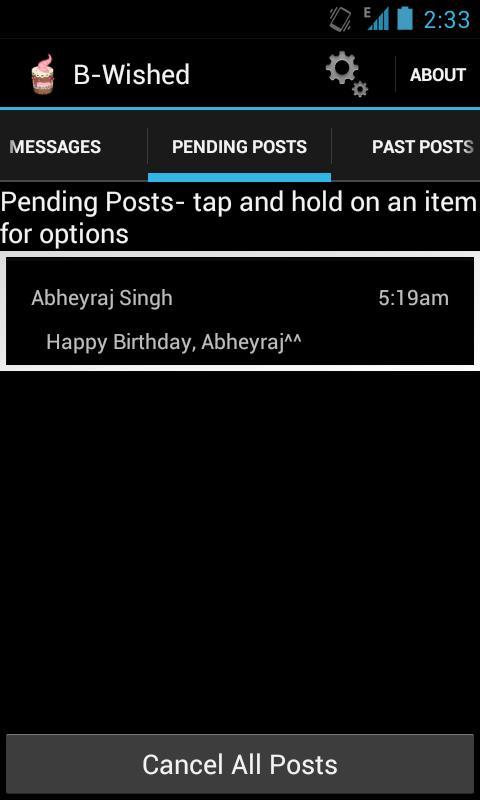 BWished [Auto Birthday Wishes]