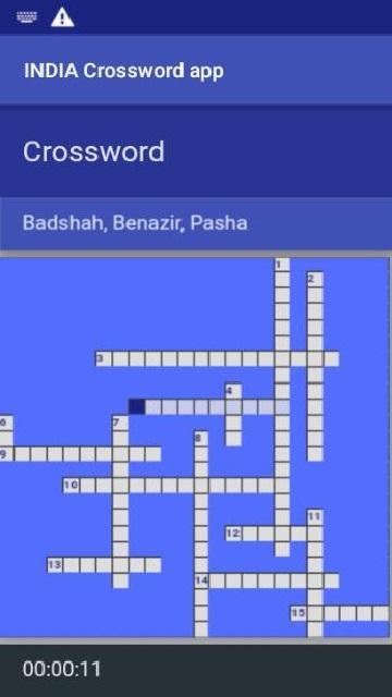 INDIA crossword App