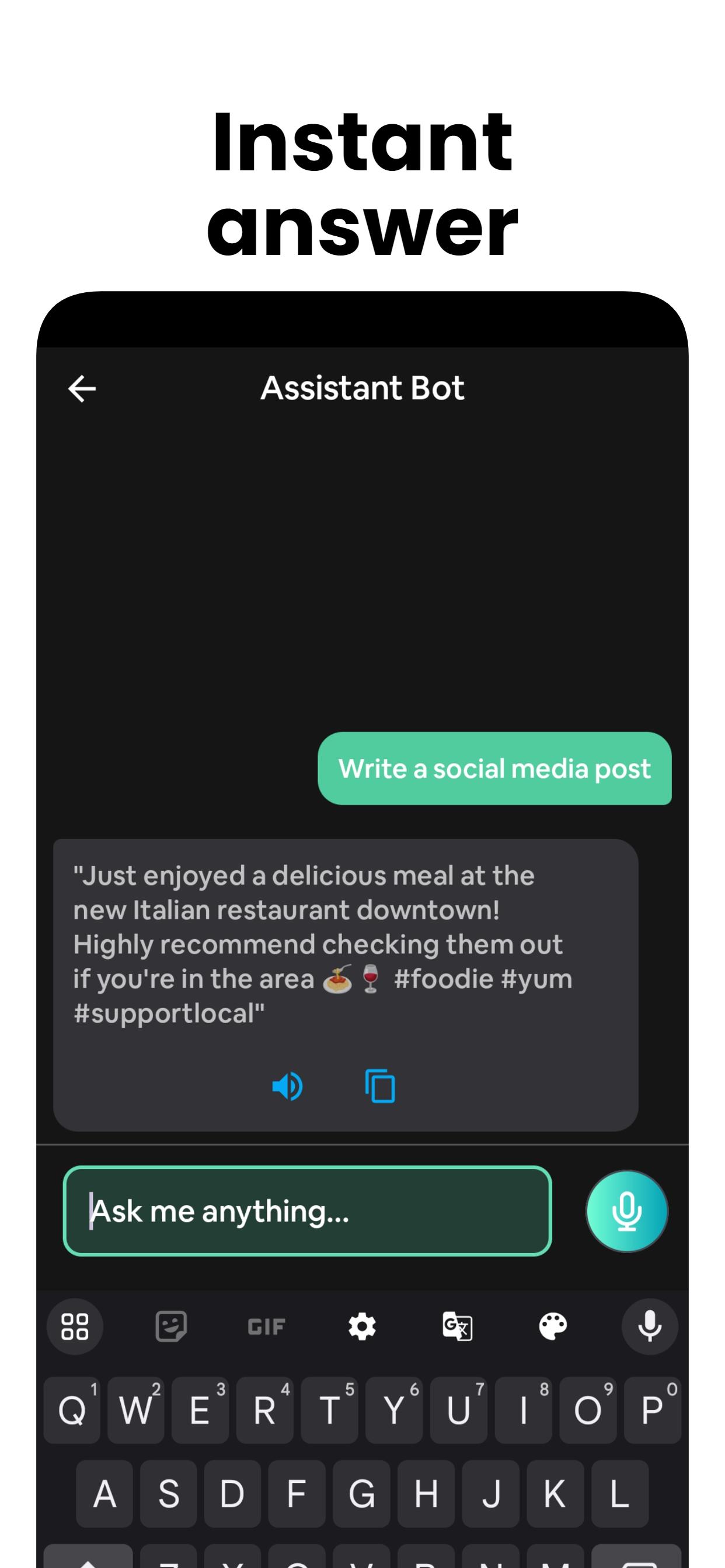 AI Chat: Assistant ChatBot GPT