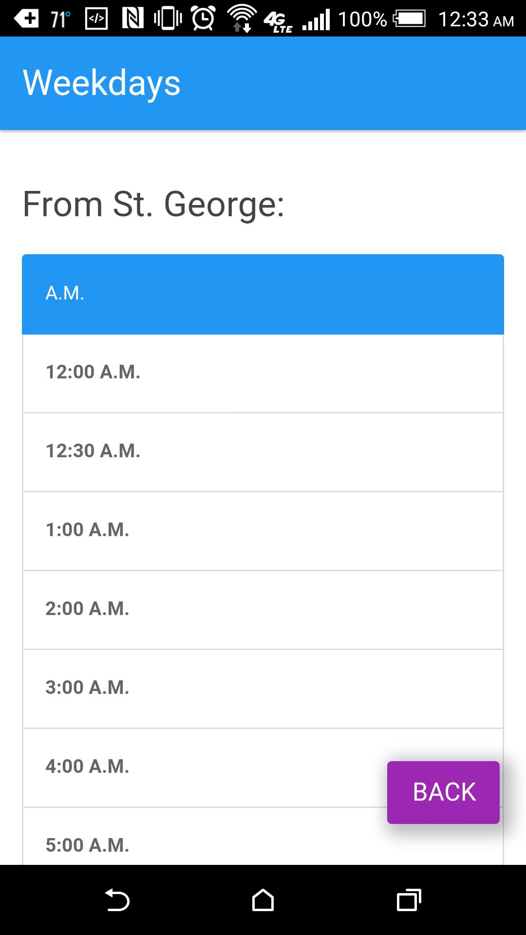 Staten Island Ferry Schedule