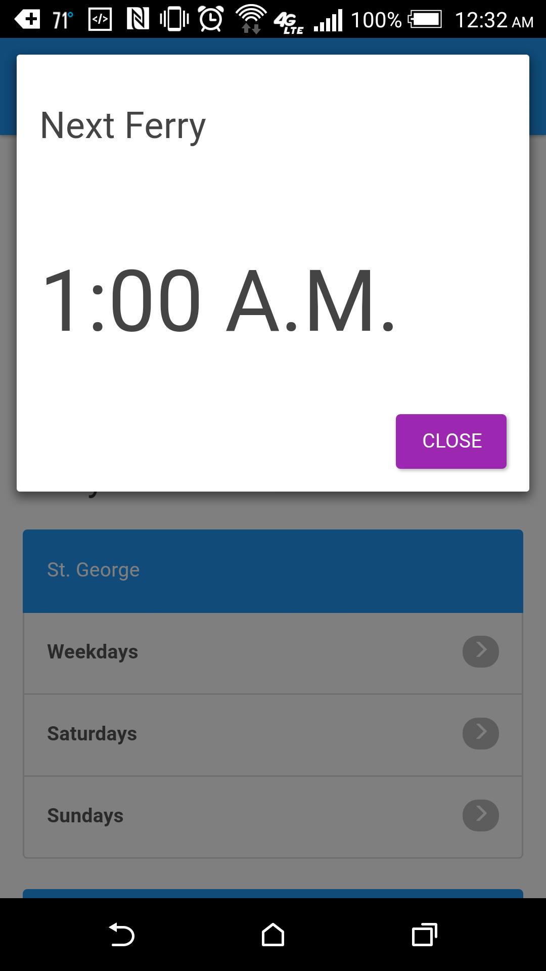 Staten Island Ferry Schedule