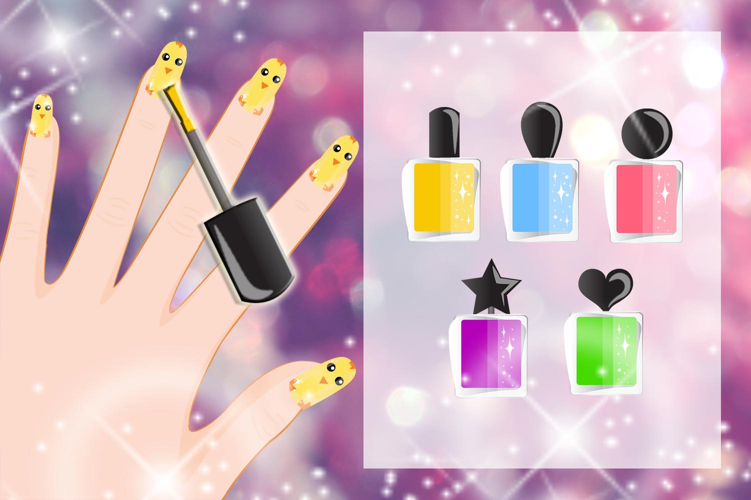 Wedding Nail Art Girl Salon