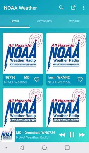 NOAA weather radios online
