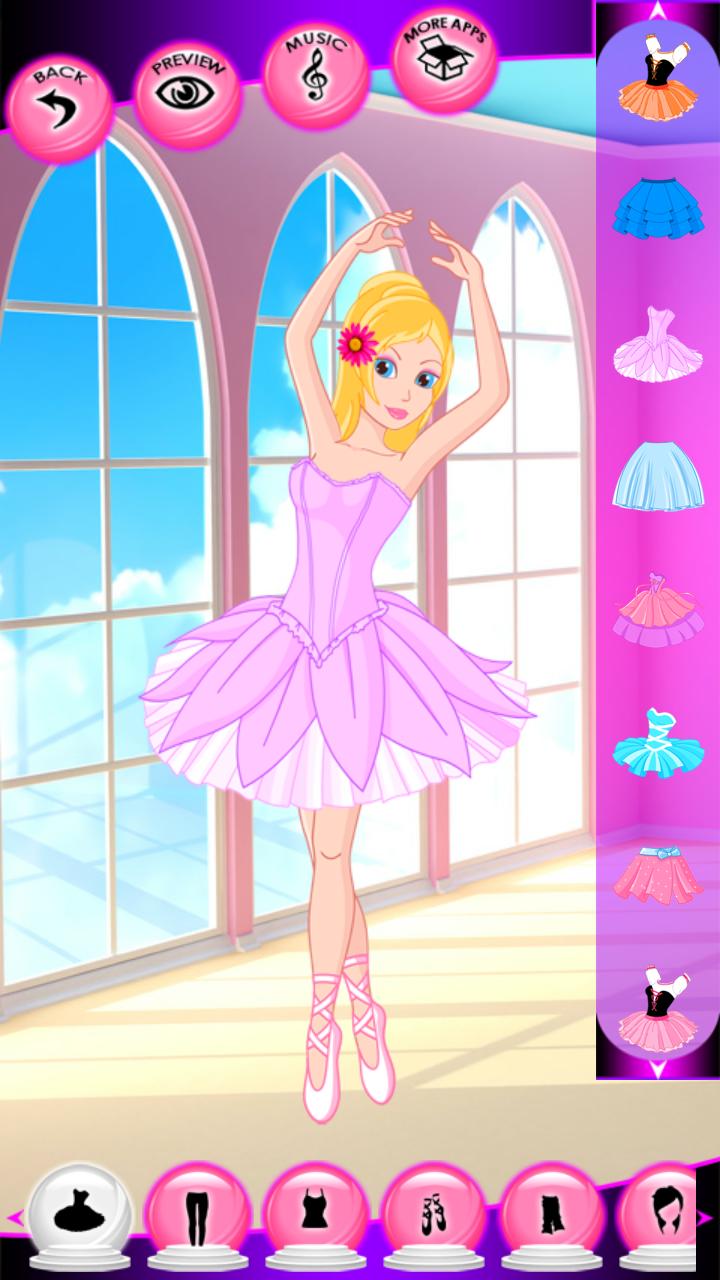 Ballerina Girls Dress Up Games - My Ballerina