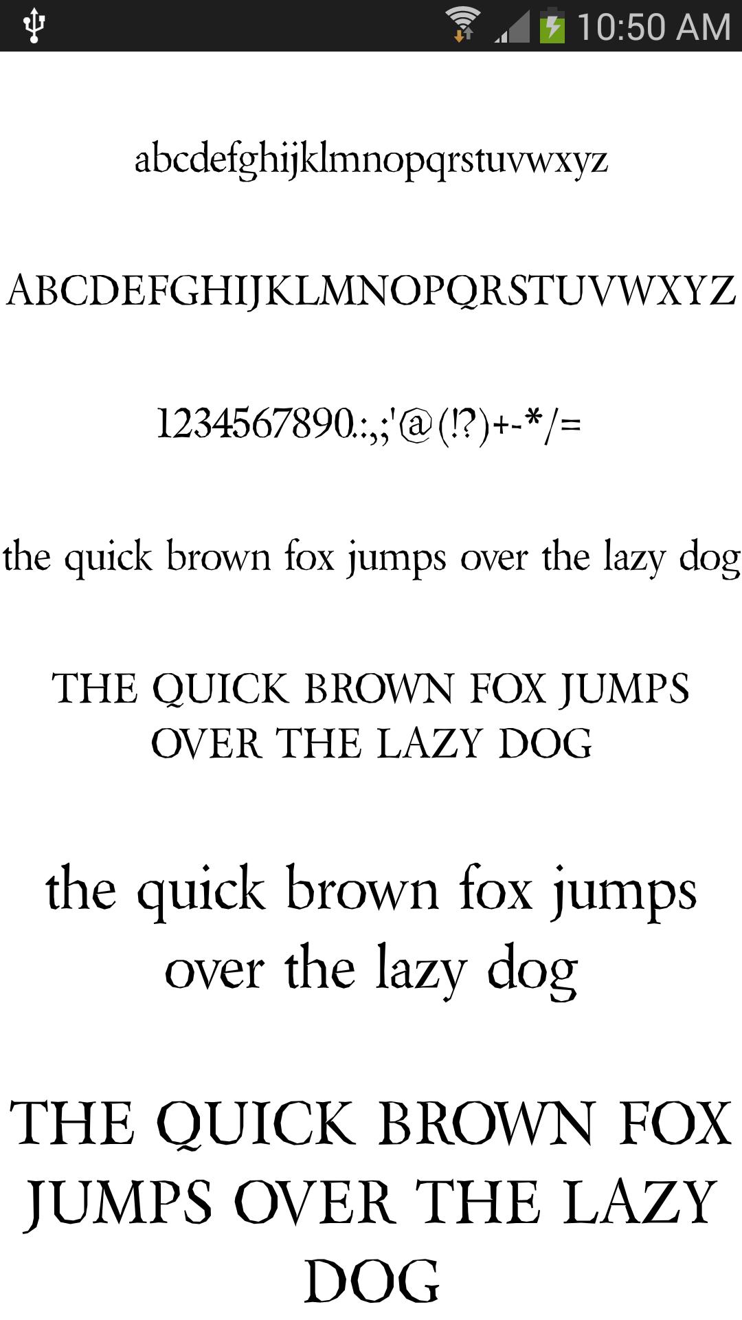 Fonts Clean for FlipFont