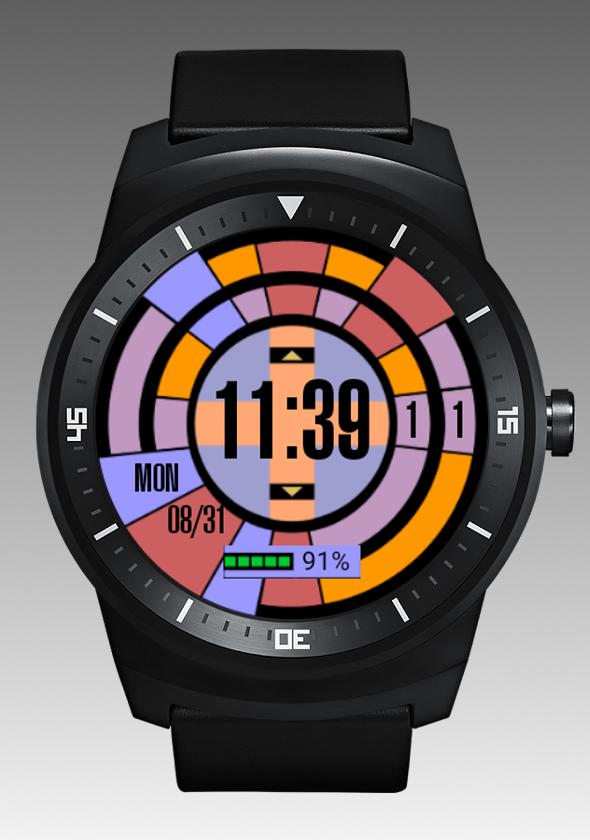 LCARS Android Wear Watch Face
