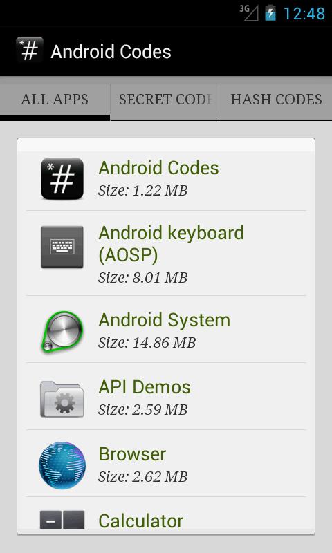 SECRET CODES && HASH CODES