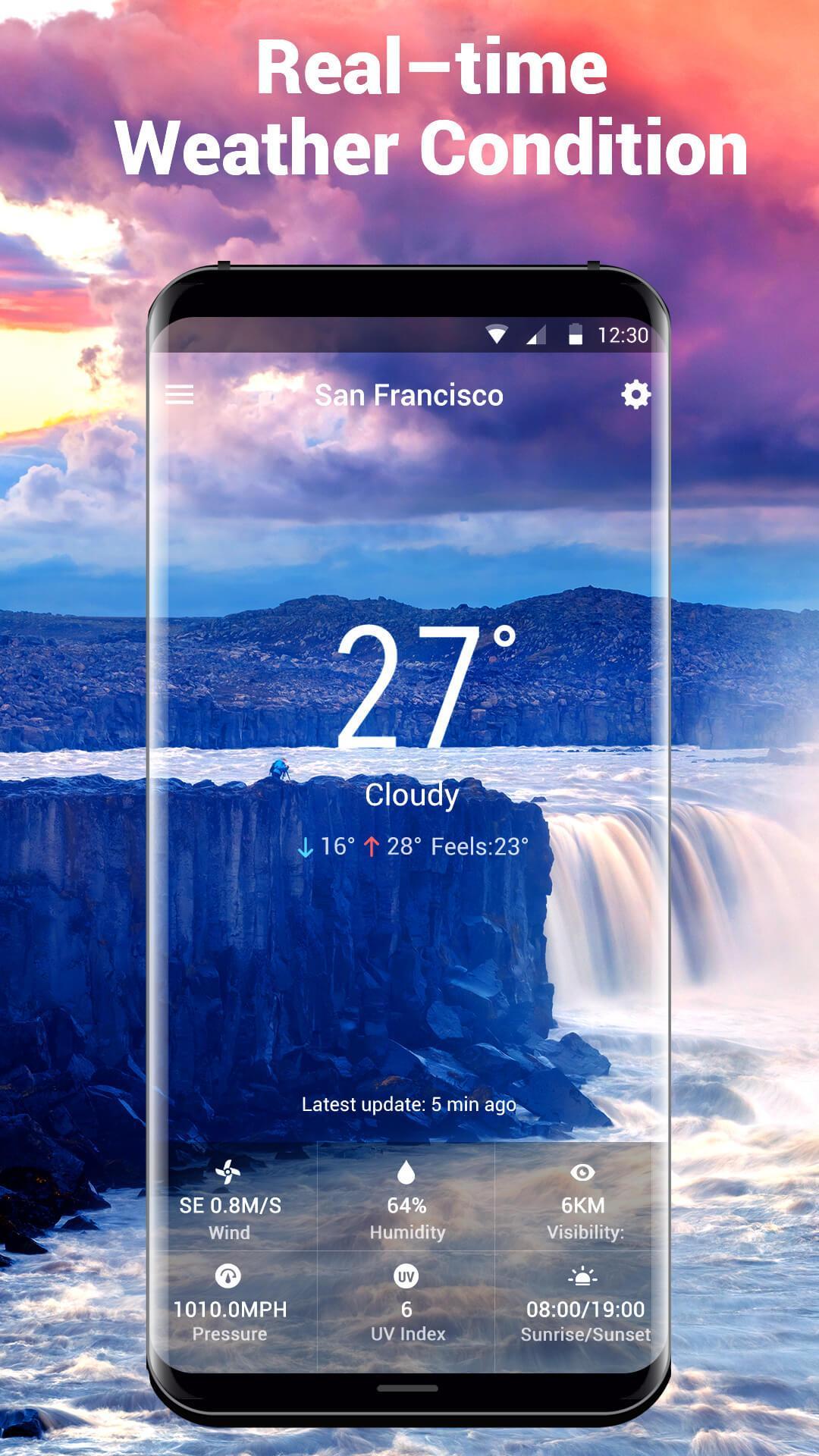 weather and news Widget app