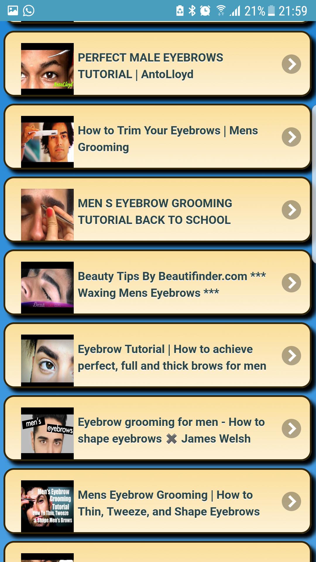 Perfect Eyebrows Men