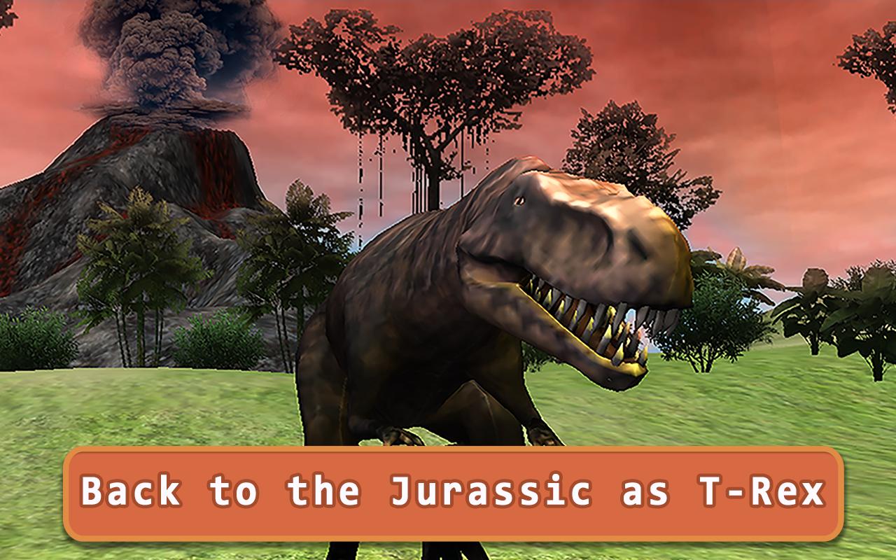 T-rex Simulator: Volcano World