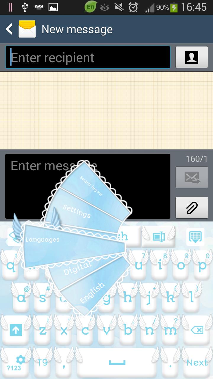 Angel Wings Keyboard