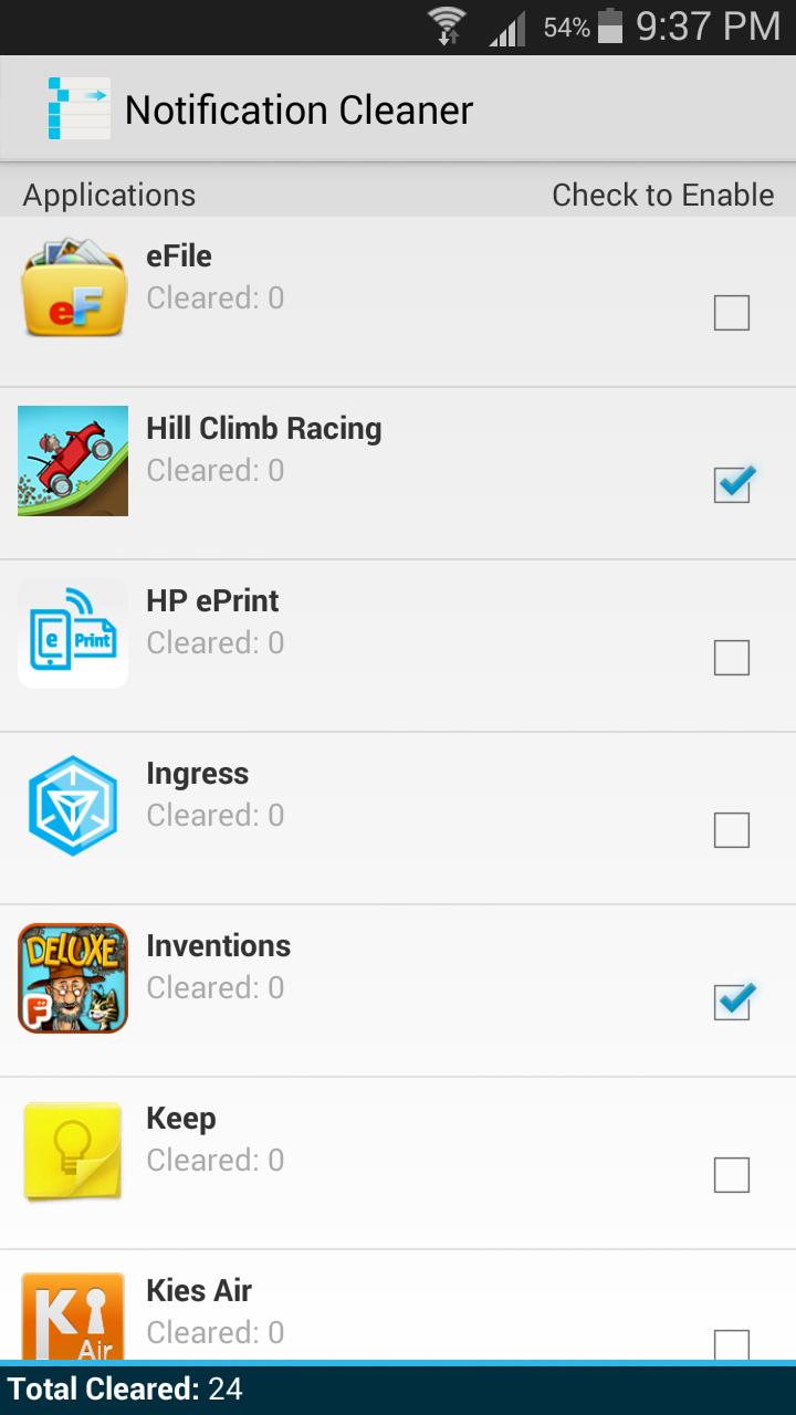 Notification Cleaner
