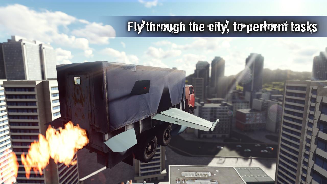 Flying Kamaz Simulator 2016