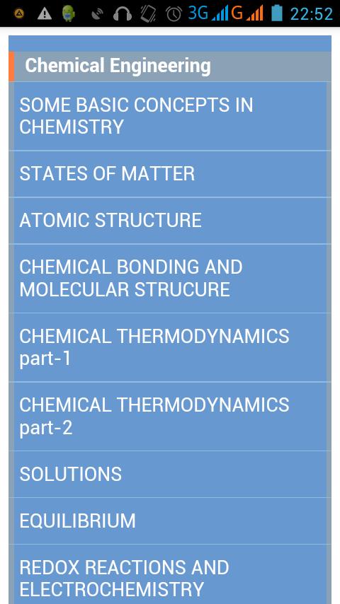 Chemical Engineering
