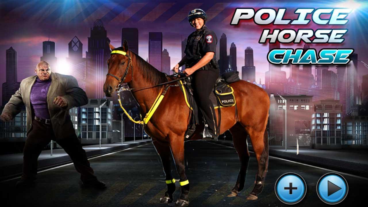 Police Horse Chase: Crime City
